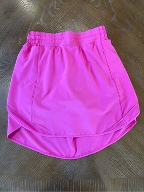 lululemon athletica Bright Pink Athletic Skort